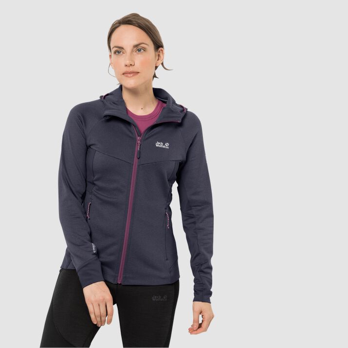 Jack Wolfskin Womens Hydro Grid Sports Jacket Navy 689751KSQ